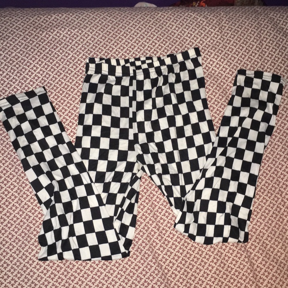 CHECKERED LEGGINGS 🏁🏁
